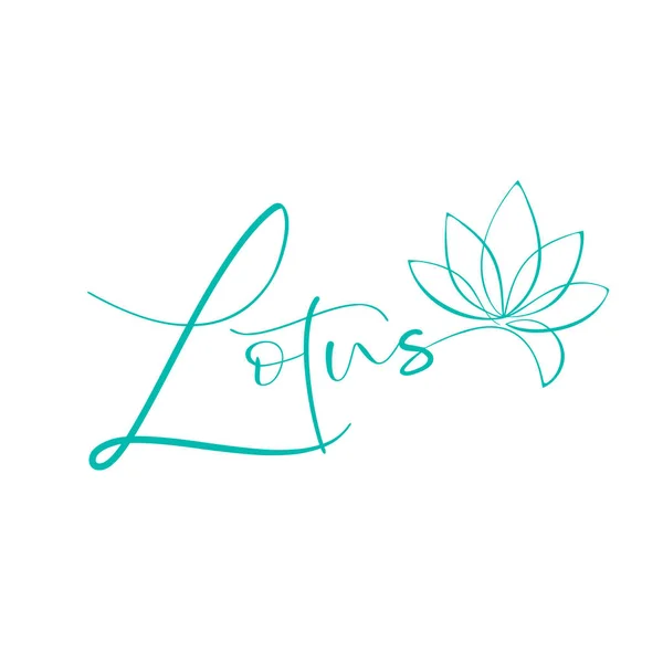 Vorlage für Lotus-Logos — Stockvektor