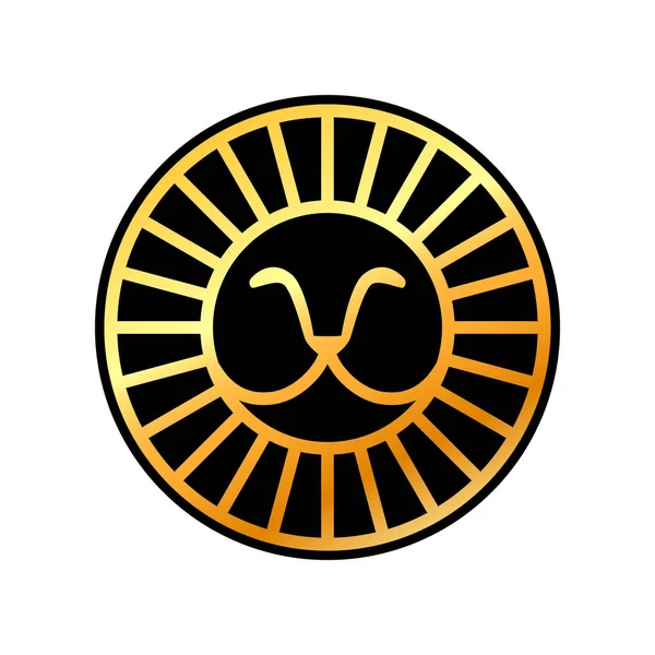 Modèle de logo lion — Image vectorielle