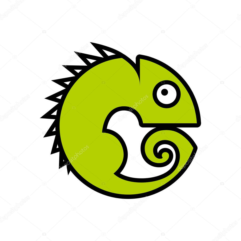 chameleon design template