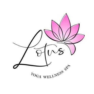 lotus logo türü şablonu