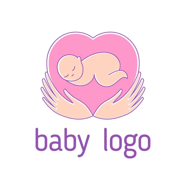 Vorlage für die Babypflege — Stockvektor