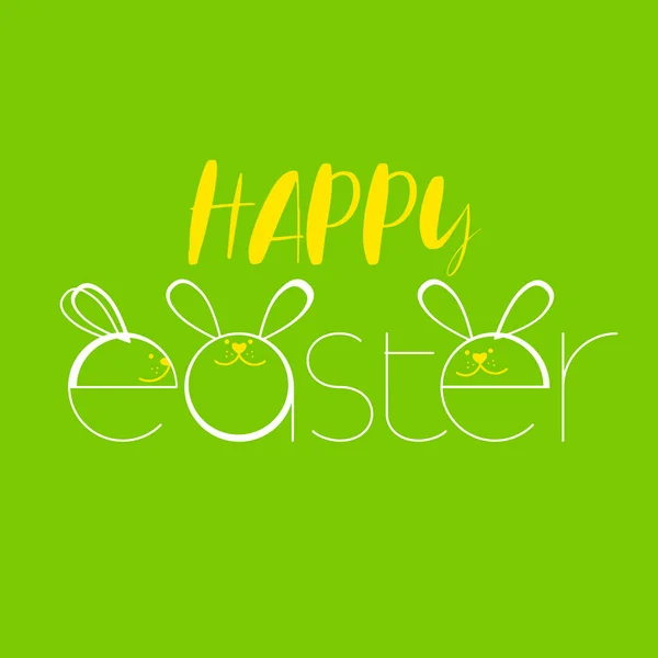 Happy easter design template — Stock Vector