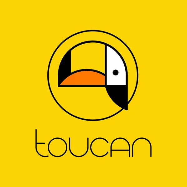 Toucan szablon projektu — Wektor stockowy