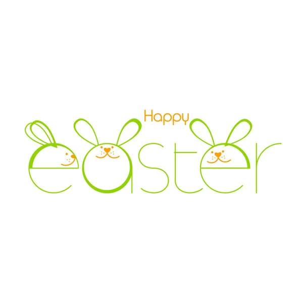 Happy easter design template — Stock Vector