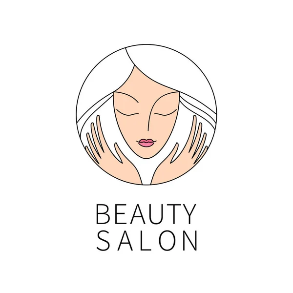 Beauty salon template — Stock Vector