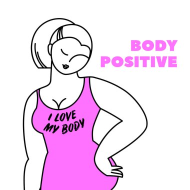 vücut pozitif aşk şablonu