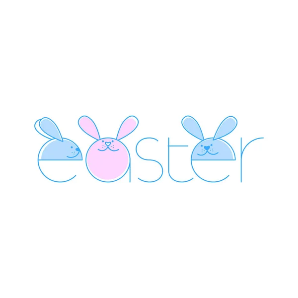 Happy easter ontwerpsjabloon — Stockvector