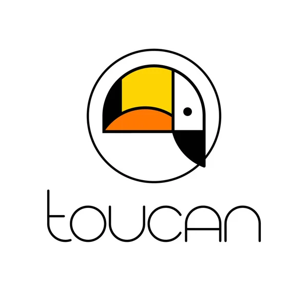 Toucan szablon projektu — Wektor stockowy