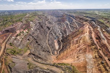Açık demir cevheri kariyer. Ekipman. 