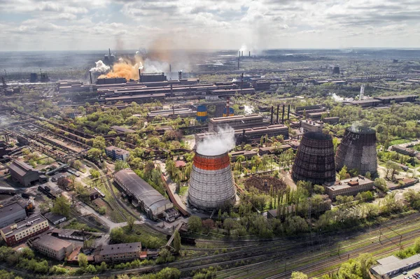 生態学的災害 汚染された空気 — ストック写真
