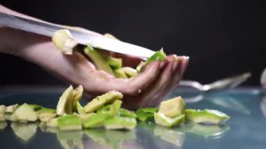 Yiyeceğe yakın çekim.