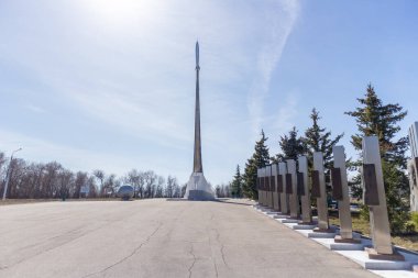  Engels yakınlarındaki Gagarins Anıt Parkı