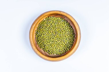 Tahta tabakta yeşil fasulye tohumu 