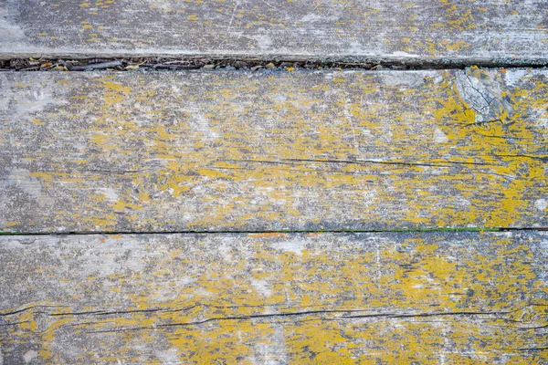 A wooden bench sitting in front of a door — Stock Photo, Image