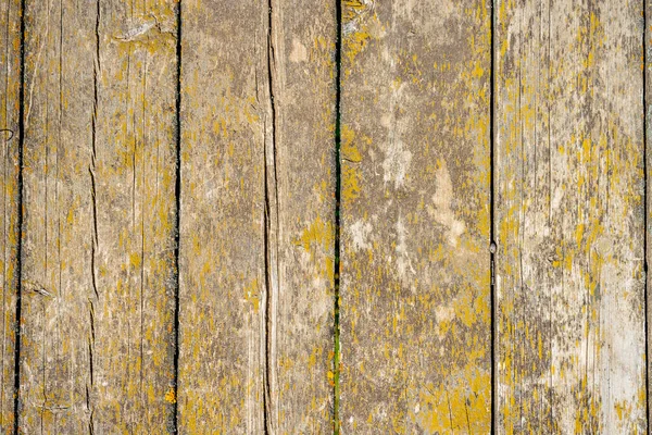 A wooden bench sitting in front of a door — Stock Photo, Image