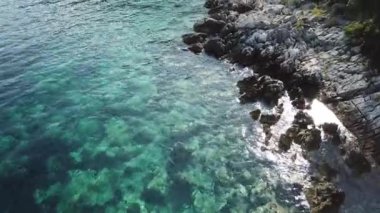 Suda yüzen bir insan.