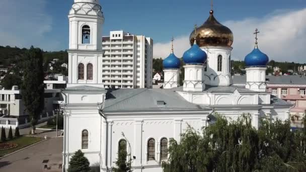 Kirche des Heiligen Geistes Russland Saratow — Stockvideo