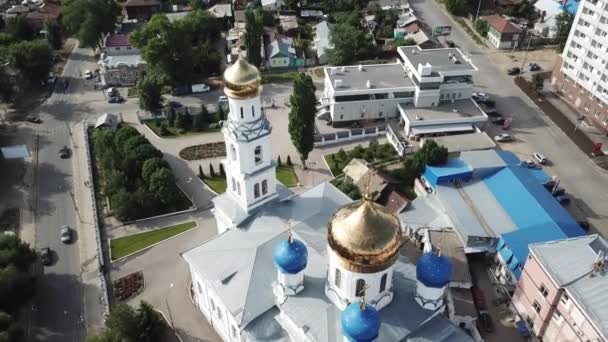 A Szentlélek temploma Oroszország Saratov — Stock videók