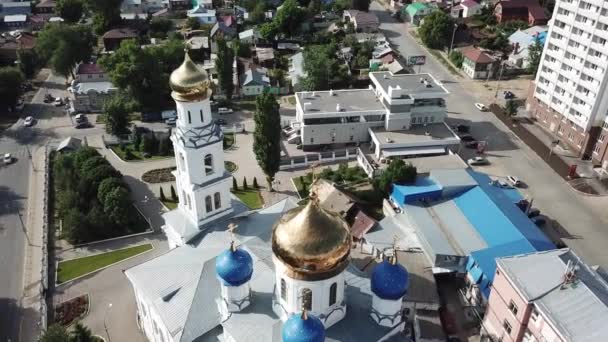 Kostel Ducha svatého Rusko Saratov — Stock video