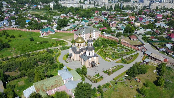 St. Alexievsky Temple and the Temple of Smolensk Mother of God, Images De Stock Libres De Droits