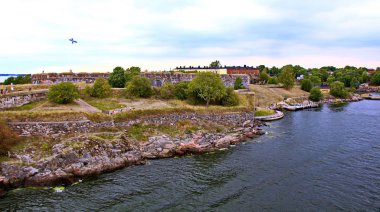 Burç Fin kale Suomenlinna Helsinki, Finlandiya