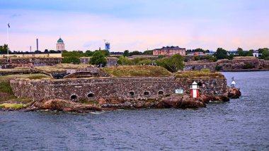 Burç Fin kale Suomenlinna Helsinki, Finlandiya