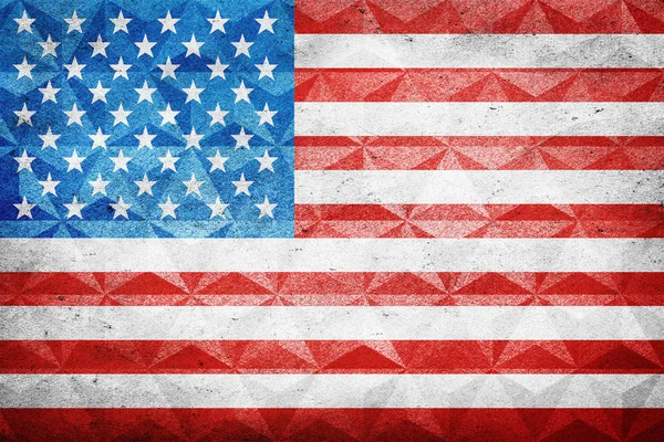 Grunge Usa Flag Painted Grunge Background — Stock Photo, Image