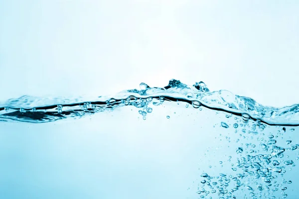 Burbujas Agua Aire Sobre Fondo Blanco — Foto de Stock
