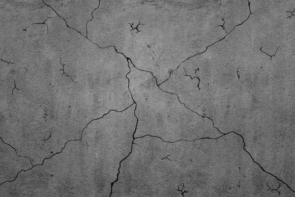 Bianco Muro Grigio Cemento Con Sfondo Texture Crack — Foto Stock