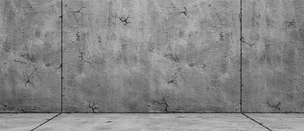 Blank Concrete Wide Dark Wall Texture Background — Stock Photo, Image