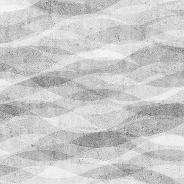 Eğri çizgiler olarak dalgalar ile gri soyut duvar arka plan