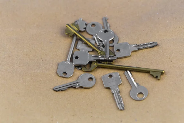 Старые Ключи Потерянные Ключи — стоковое фото