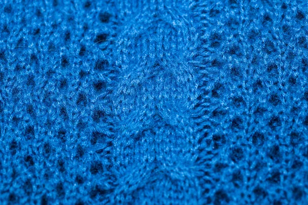 Textura Las Cosas Tejidas Cerca Textura Del Hilo —  Fotos de Stock