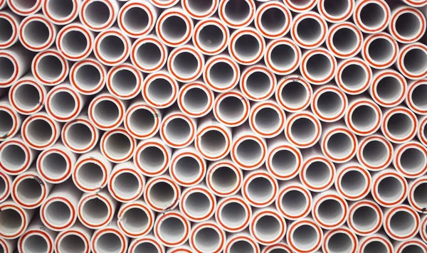 Textura Tubos Plástico Sección — Foto de Stock