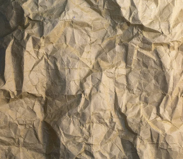 Υφή Παλιάς Χρονολογίας Ζαρωμένα Σκούρο Χαρτί Υπόβαθρο Των Τσαλακωμένο Χαρτί — Φωτογραφία Αρχείου