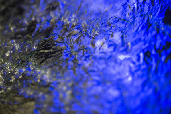 Texture Eau Qui Coule Sur Verre Voiture Pendant Lavage Voiture — Photo