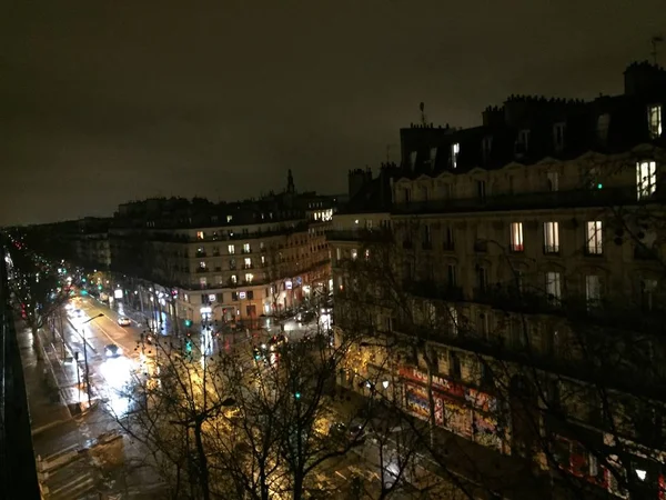 Paysage Urbain Paris Nuit — Photo