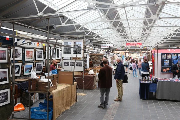 Londres Reino Unido Julio 2016 Gente Visita Greenwich Market Londres —  Fotos de Stock