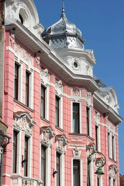 Brasov Altstadt Transsilvanien Rumänien Reihenhaus — Stockfoto