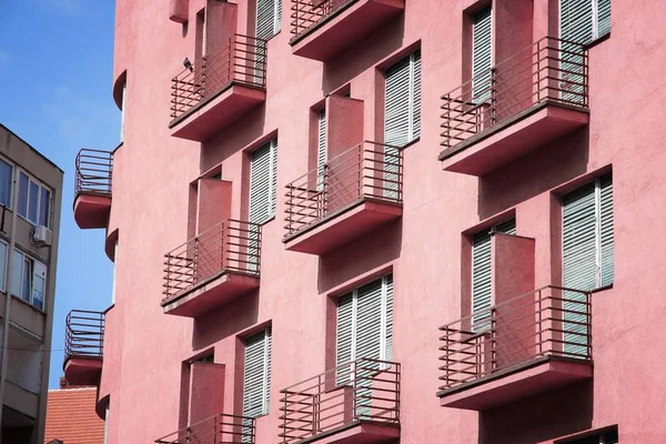 Bloco Genérico Apartamentos Propriedade Residencial Média Cidade Timisoara Roménia — Fotografia de Stock