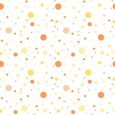 Polka dot arka plan - sorunsuz noktalar vektör doku..