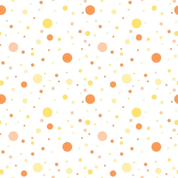 Polka Dot Background Seamless Spots Texture Vector — Stock Vector