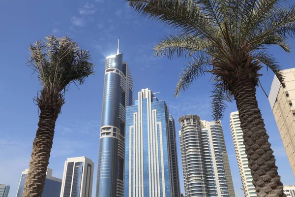 Wolkenkratzer Dubai Trade Centre District Skyline Von Bürogebäuden — Stockfoto