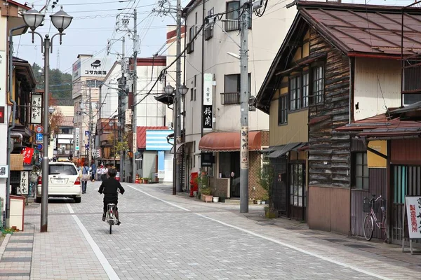 Такаяма Япония Апреля 2012 Года Люди Посещают Старый Город Такаяме — стоковое фото