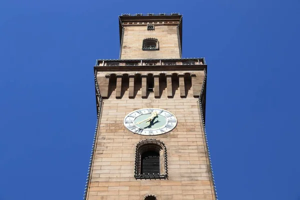 Furth Kasaba Almanya Orta Franconia Bölgesi City Hall Tower Rathaus — Stok fotoğraf