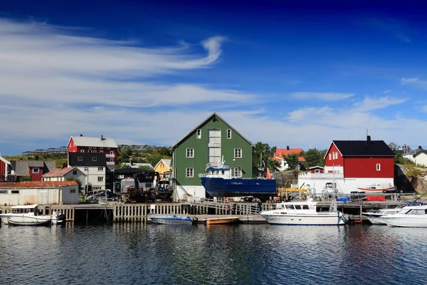 Henningsvaer Νορβηγία Ψαροχώρι Στα Νησιά Lofoten — Φωτογραφία Αρχείου