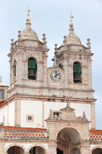Nazare Πορτογαλία Ιερό Της Παναγίας Santuario Nossa Senhora — Φωτογραφία Αρχείου