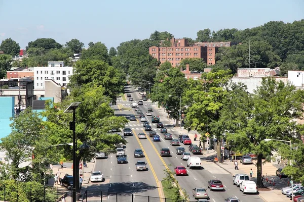 Washington Junio 2013 Gente Conduce Los Suburbios Eckington Edgwood Washington — Foto de Stock