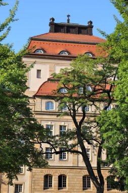 Chemnitz şehir Almanya (Saksonya eyalet). Opera ve tiyatro (Opernhaus bina).