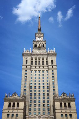 Varşova, Polonya - Simgesel Yapı mimarisi. Sarayı kültür ve bilim.